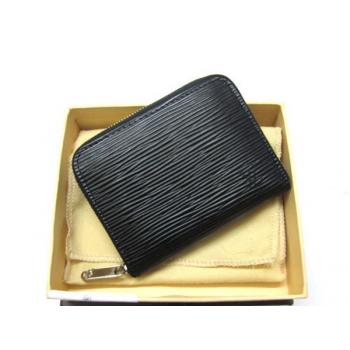 Louis Vuitton EPI Leather M60152 Black Cow Leather Wallet