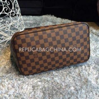 Louis Vuitton Calfskin Monogram Brown Handbag Replica HM08539