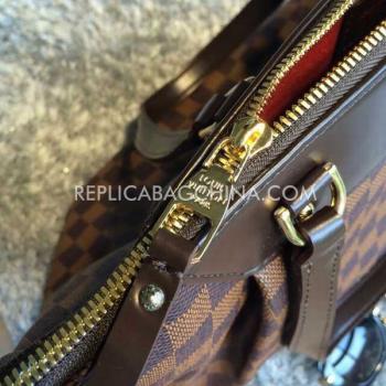 Louis Vuitton Calfskin Monogram Brown Handbag Replica HM08539