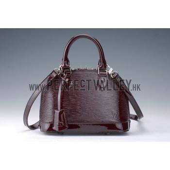 Louis Vuitton Alma PM Epi Leather Dark Plum