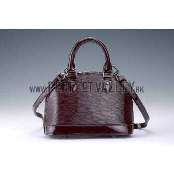 Louis Vuitton Alma PM Epi Leather Dark Plum