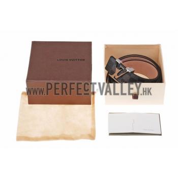 Replica Louis Vuitton Initiales Damier Graphite Belt