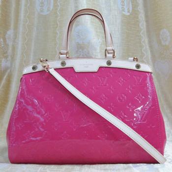 Louis Vuitton Monogram Vernis M91619 Red Medium Ladies Bag