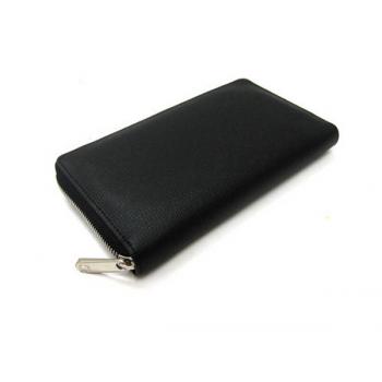 Louis Vuitton Taiga Leather M85069 Black Cow Leather Wallet