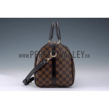 Replica Louis Vuitton Damier Speedy 35 with Shoulder Strap