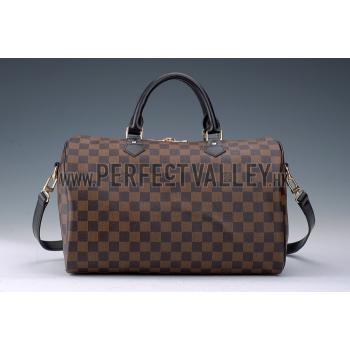 Replica Louis Vuitton Damier Speedy 35 with Shoulder Strap