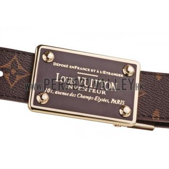 Cheap Louis Vuitton Inventeur Monogram Belt