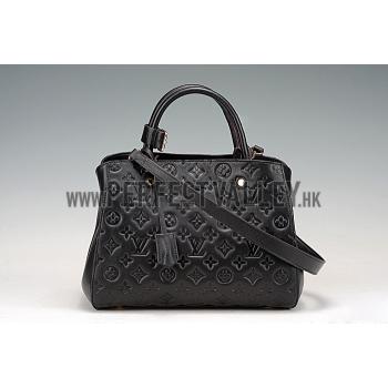 Louis Vuitton Montaigne Empreinte MM Black 607509 Replica