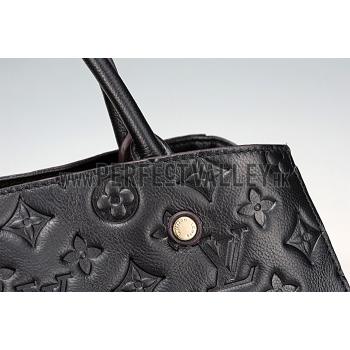 Louis Vuitton Montaigne Empreinte MM Black 607509 Replica