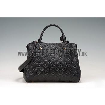 Louis Vuitton Montaigne Empreinte MM Black 607509 Replica