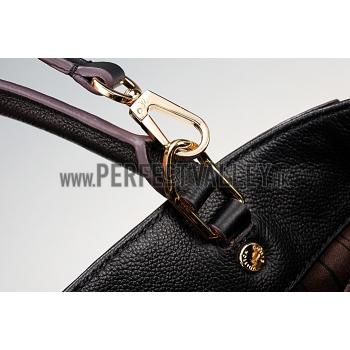 Louis Vuitton Montaigne Empreinte MM Black 607509 Replica