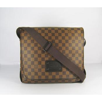 Louis Vuitton Damier Canvas N51211 Brown Medium Mens Bag Replica