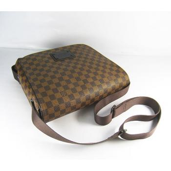 Louis Vuitton Damier Canvas N51211 Brown Medium Mens Bag Replica