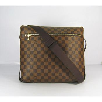 Louis Vuitton Damier Canvas N51211 Brown Medium Mens Bag Replica