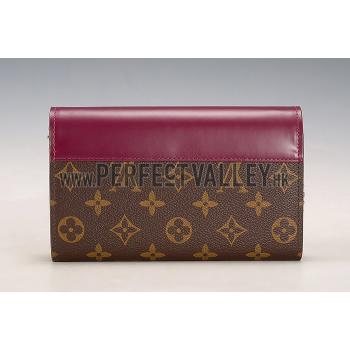 Louis Vuitton Monogram Totem Chain Wallet Plum