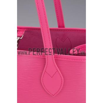 Louis Vuitton Neverfull MM Epi Leather Pink