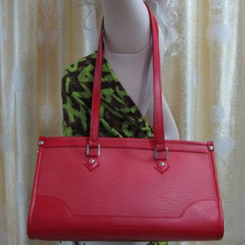 Louis Vuitton EPI Leather M59332 Red Large 2way