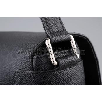 Louis Vuitton Roman MM Taiga Leather Black