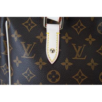 Louis Vuitton Monogram Canvas M41231 White Cow Leather 2way