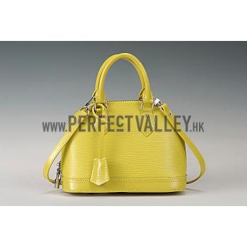 Louis Vuitton Alma BB Pistache Epi Leather  607505