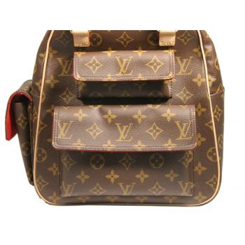 Louis Vuitton Monogram Canvas M51161 Cow Leather Small HandBags