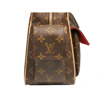 Louis Vuitton Monogram Canvas M51161 Cow Leather Small HandBags