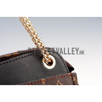 Louis Vuitton Monogram Kimono Shoulder Bag Black