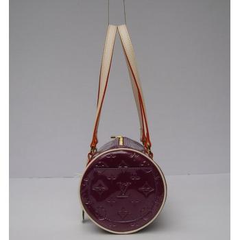 Louis Vuitton Monogram Vernis M91006 Purple Enamel Cross Body Bag Replica