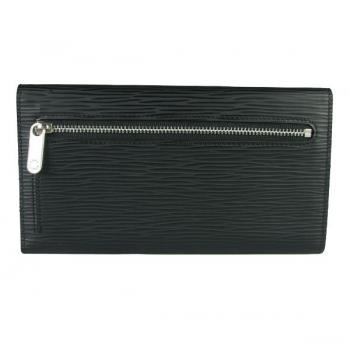 Replica Cheap Louis Vuitton EPI Leather M63882 Black Small Wallet HM08982