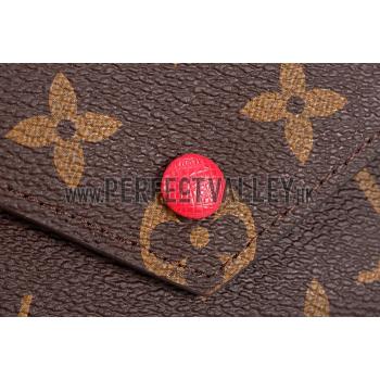 Cheap Louis Vuitton Monogram Canvas Compact Curieuse Wallet Fuchsia 18927000