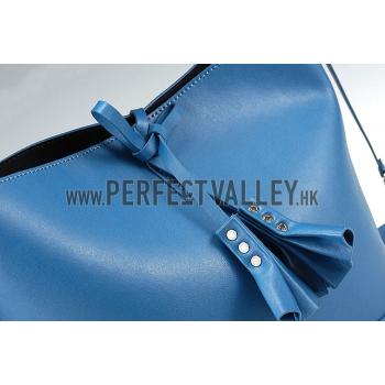 Louis Vuitton New Noe Cuir Nuance Blue Drawstring Bag 607551