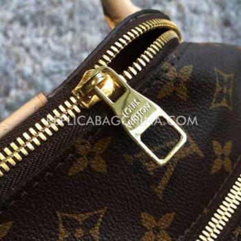 Louis Vuitton Monogram Brown Handbag Calfskin