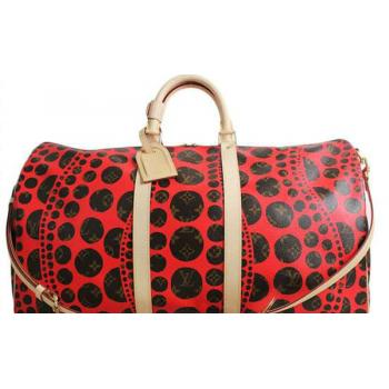 Louis Vuitton Yayoi Kusama M40695 Red Leather Multifunction Bags