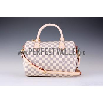 Louis Vuitton Damier Azur Speedy 30 with Shoulder Strap