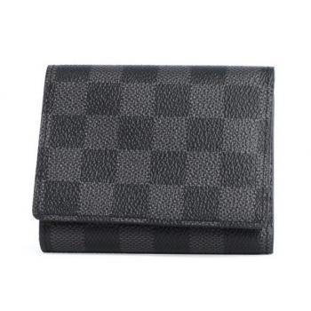 Louis Vuitton Damier Canvas N63096 Grey Wallet Mens Replica