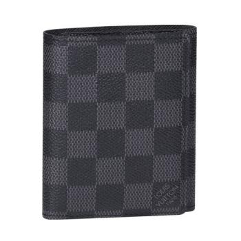 Louis Vuitton Damier Canvas N63096 Grey Wallet Mens Replica