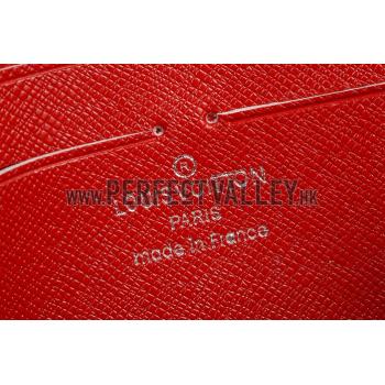 Louis Vuitton Monogram Infrarouge Zippy Wallet Red