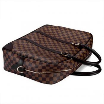 Cheap Louis Vuitton Damier Canvas N41122 Brown Canvas Large Bag Replica HM09422