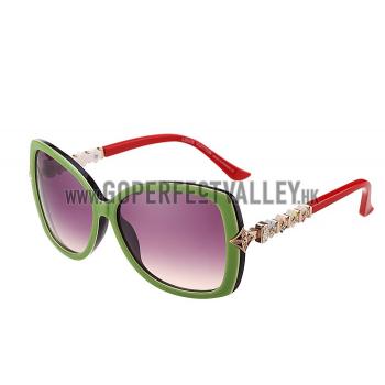 Louis Vuitton Petal Motif Green Frame Sunglasses 308113 Replica