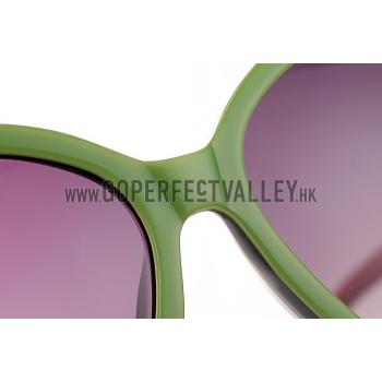 Louis Vuitton Petal Motif Green Frame Sunglasses 308113 Replica