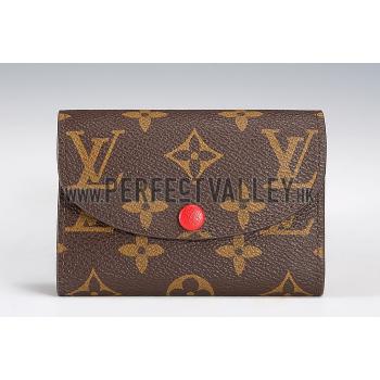 Louis Vuitton Monogram Canvas Rosalie Coin Purse Red 18926996 Replica