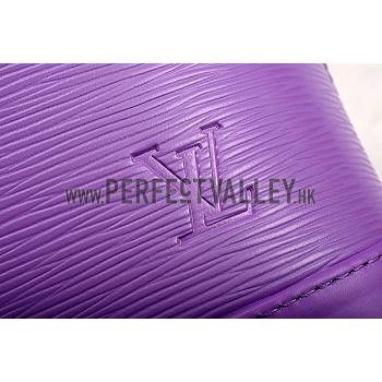 Cheap Louis Vuitton Alma PM Purple Epi Leather   607508