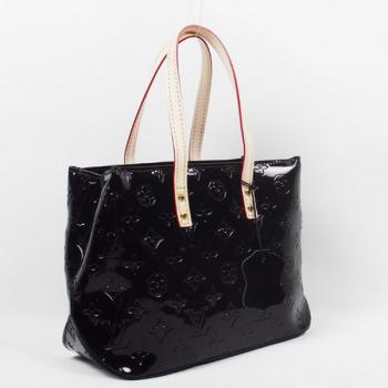 Cheap Louis Vuitton Monogram Vernis M91993 Black Small HandBags