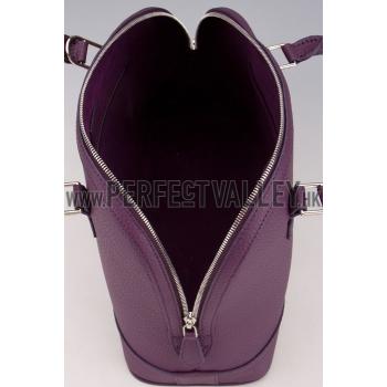 Louis Vuitton Alma in Taurillon Leather Purple MM