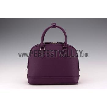 Louis Vuitton Alma in Taurillon Leather Purple MM