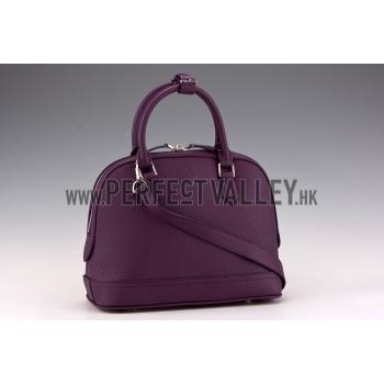 Louis Vuitton Alma in Taurillon Leather Purple MM