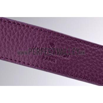 Louis Vuitton Alma in Taurillon Leather Purple MM