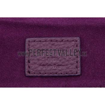 Louis Vuitton Alma in Taurillon Leather Purple MM