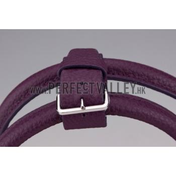 Louis Vuitton Alma in Taurillon Leather Purple MM