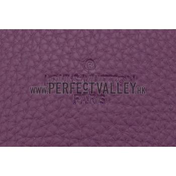 Louis Vuitton Alma in Taurillon Leather Purple MM